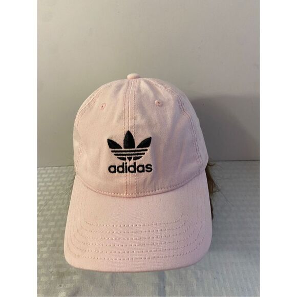Adidas pink baseball cap hat os Trefoil - Picture 1 of 5